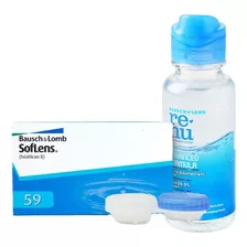 Lentes De Contacto Bausch & Lomb Soflens 59 Mes + Solucion