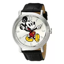 Reloj Wey1800 Mickey Mouse Plateado De Disney Para Hombre Co