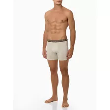 Cueca Boxer Calvin Klein Low Rise Trunk Cotton Branco/preto