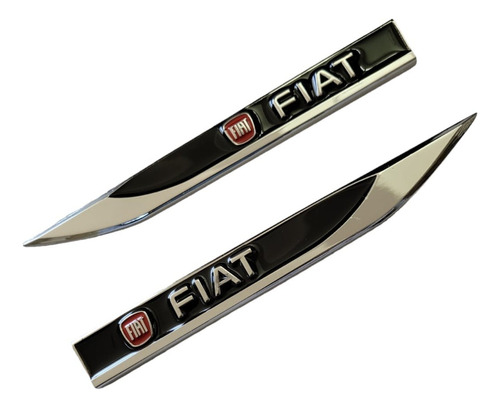 Emblemas Espadines Negros Adheribles Fiat 147 1985 Foto 6