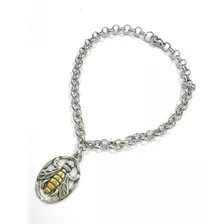 Pulsera Abeja Dia Del Maestro Maestra Acero Quirurgico 