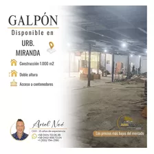 (#1098) Galpón, 1.000m2, Urb. Miranda - Caracas