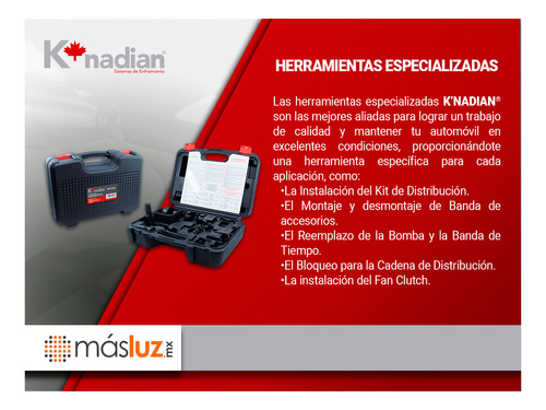 (1) Herram Inst Banda Acces B2300 L4 2.3l 94/97 Knadian Foto 5