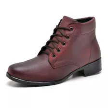 Bota Coturno Feminino Cano Curto Casual Promação