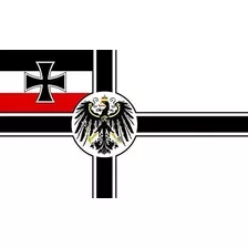 Bandera Alemania Imperial Con Cresta 150 Cm X 90 Cm