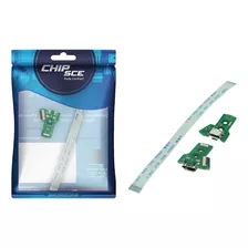 Módulo Usb P/ Controle Ps4 Jds-040 Com Cabo Flat Cor Verde