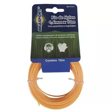 Fio De Nylon Para Roçadeiras Cortador Grama 1,6mm X 10 M