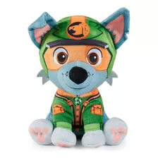 Peluche Rocky Paw Patrol Serie Jungla Cachorro 20cm Original