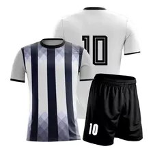 Conjunto Camiseta Premium + Short Numerado Hombre Futbol 