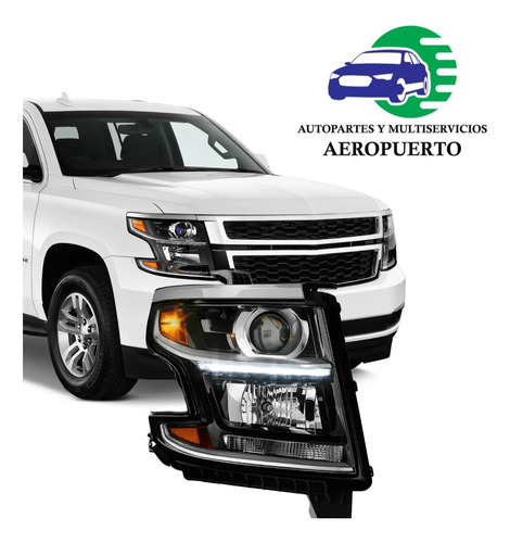 2015-16-17-2019 Chevrolet Tahoe-suburban Faro Foco Unidad Rh Foto 2