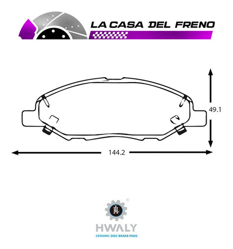 Pastilla De Freno Delantera Nissan Micra 1.5 2016 K9kk12e Foto 3