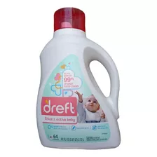 Detergente Dreft Concentrado Para Bebes Stage 2 64ld 2,72lt