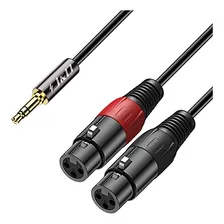 Cable Xlr 3.5mm Trs Estéreo, Divisor De Micrófono 2 X...