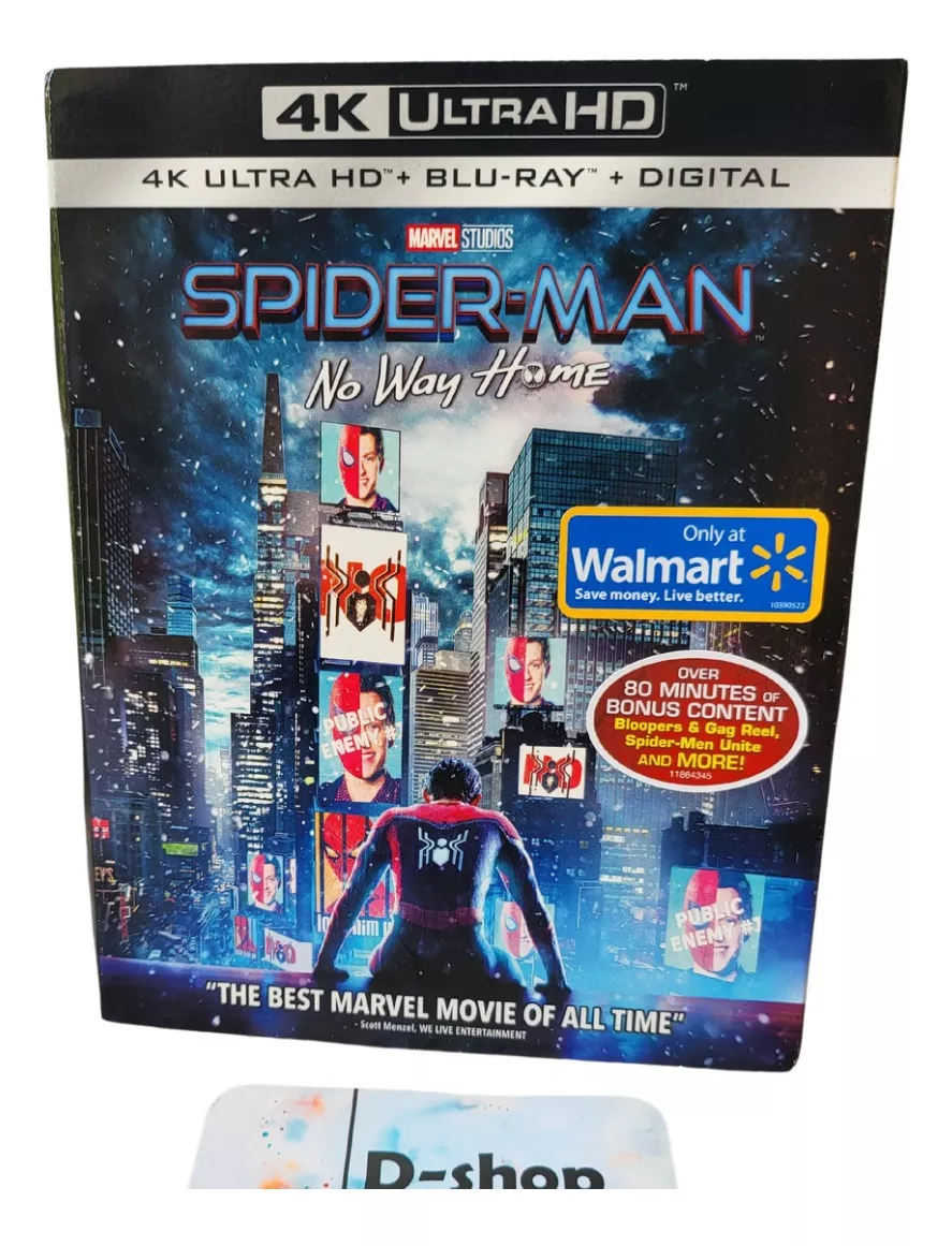 Spider-man No Way Home Película 4k Hd Bluray Nuevo Original 