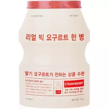 Mascarilla Koreana Real Big Yoghurt One Strawberry - A'pieu