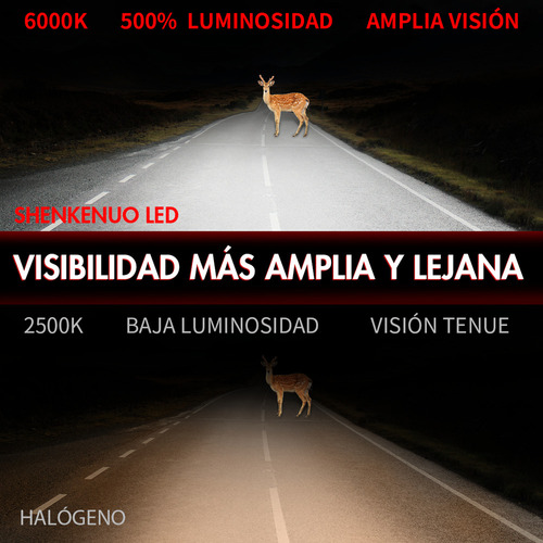 12000lm 9005 9006 Faros Led Luz Alta Y Baja Para Serie Buick Foto 8