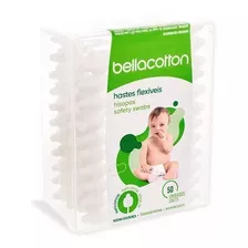 Cotonete Para Bebê Bellacotton - 4 Caixas Total 200 Unidades