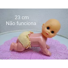 Boneca Antiga Bebê Engatinha - Usada