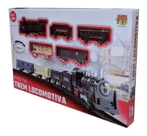 Brinquedo Trem Trenzinho Brinquedo Locomotiva C Luz DM - Loja Zuza  Brinquedos