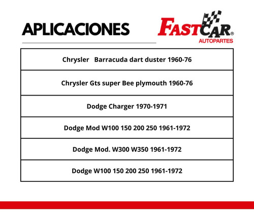 2 Amortiguadores Delan. Dodge W100 150 200 250 1961 1972 Foto 4