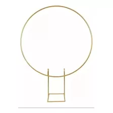 Arco P/ Bexiga Redondo Suporte Para Painel 1,5 Dourado