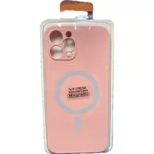 Carcasa Rosada iPhone 12 Pro Max Con Magsafe