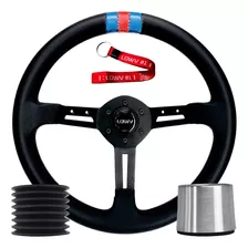 Volante Esportivo Lowv Martini 3405m Haste Preta + Brinde