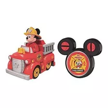 Disney Junior Mickey Mouse Rc Camión De Bomberos Con Contro