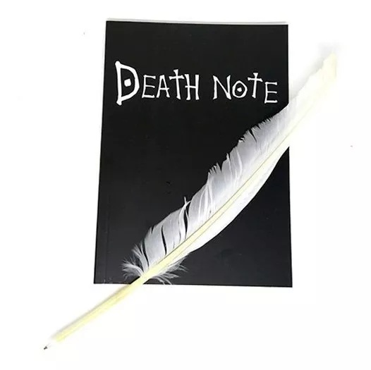 Caderno Da Morte Death Note + Pena  L Kira Ryuk Anime 