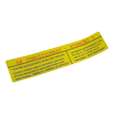 Etiqueta Instrução Ar Cond Gm 93228197