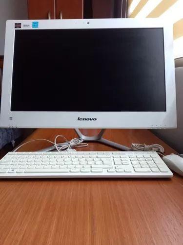 Primera imagen para búsqueda de computadora lenovo escritorio blanca c260