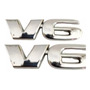 Emblema Letras Tacoma Y V6 Negro + Regalo 2006 - 2022 Toyota