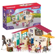 Schleich Horse Club - Rider Cafe, Juego De 97 Piezas Con 1 C