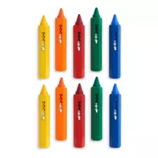 Set De 10 Crayones Lavables No Tóxicos Munchkin