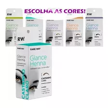 Henna Para Sobrancelhas Rare Way 6 Unidades 100% Natural