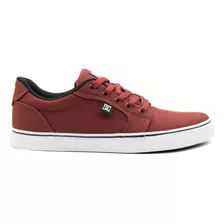 Tênis Dc Shoes Anvil Tx La Wine/black/white Lona