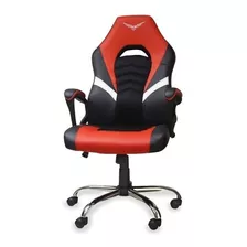 Naceb Technology Silla Gamer Na-0935r, 120kg, Negro/rojo