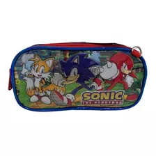 Estojo Escolar Infantil Duplo Sc22v01 Sonic