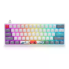 Teclado Mecánico Rgb Skyloong Sk61 Switch G Brown Coral Sea