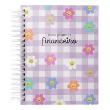 Planner Agenda Caderno Financeiro Permanente Calendário Flor Cor Da Capa Colorido