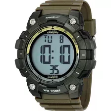 Relógio Speedo Masculino Digital Verde 80644g0evnp2 Cor Do Fundo Cinza