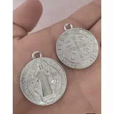 Par Medallas San Benito 4cm 
