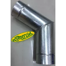 Codo Galvanizado Obtuso Salamandra 10cm Diametro 