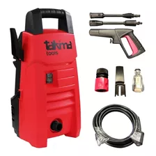 Hidrolavadora Eléctrica Takima 1200w 1300psi Altapresión Color Roja