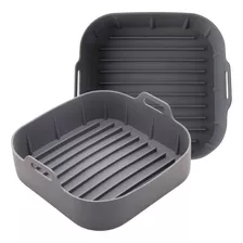 Forma De Silicone De Air Fryer Reutilizável Antiaderente