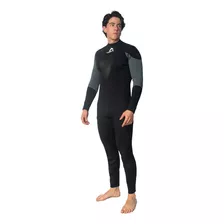 Traje De Neopreno Wetsuit Cuerpo Completo Negro Liso 3mm