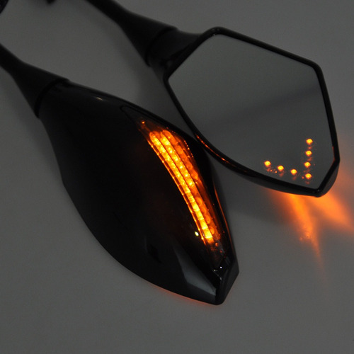 Espejo Retrovisor Seal Led Motocicleta Para Honda Cbr/cbf Foto 4