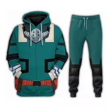 Deku Sudadera Elástica Pantalones My Hero Academia Trajes