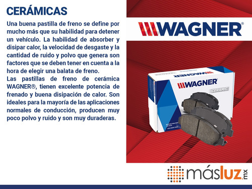 Kit Balatas Ceramicas Tra Ex35 V 6 3.5l 08-10 Wagner Foto 4