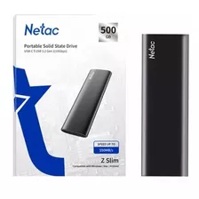 Ssd Portatil 500gb Netac Usb-c 3.2 Gen + Adaptador